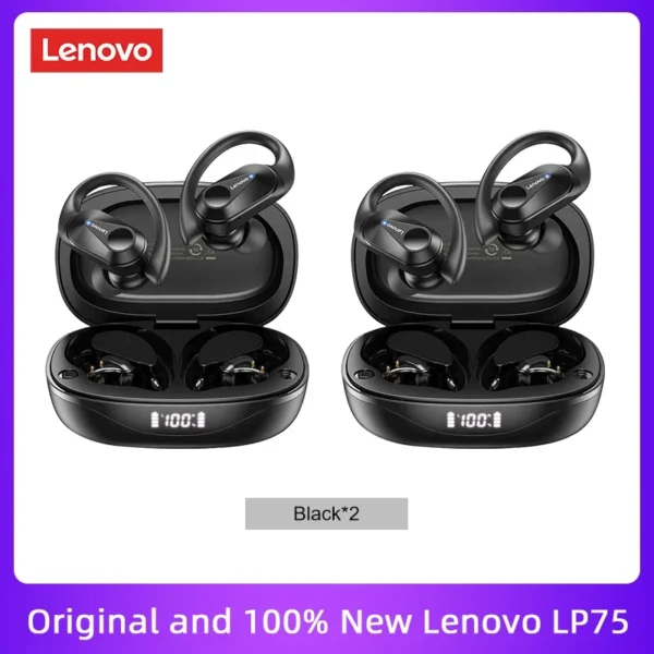 Lenovo Wireless Bluetooth Headphones with LED Display - Image 20