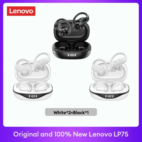 Lenovo Wireless Bluetooth Headphones with LED Display - Image 18