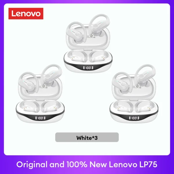 Lenovo Wireless Bluetooth Headphones with LED Display - Image 23