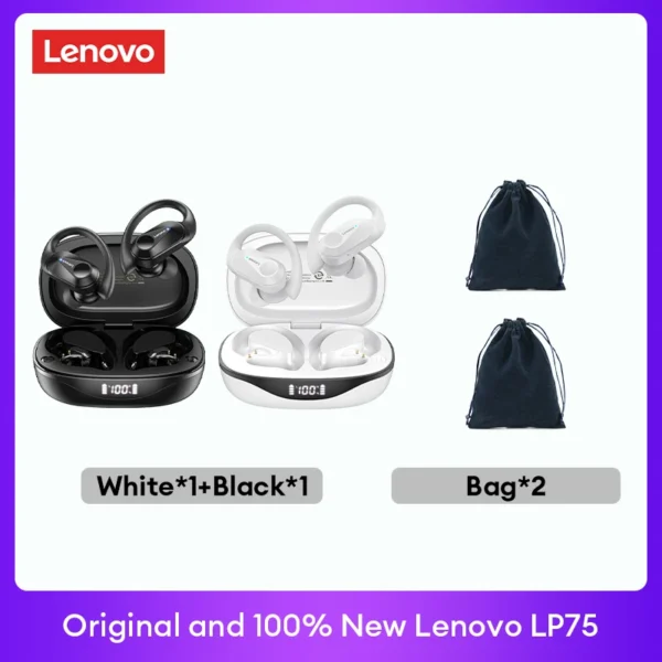 Lenovo Wireless Bluetooth Headphones with LED Display - Image 12