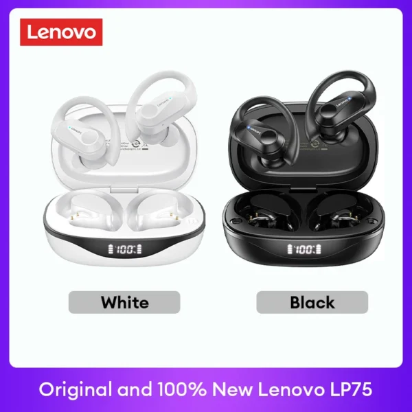 Lenovo Wireless Bluetooth Headphones with LED Display - Image 11