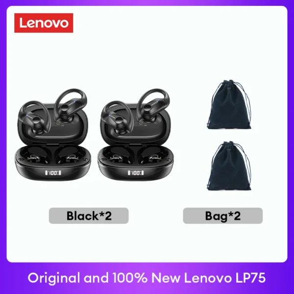 Lenovo Wireless Bluetooth Headphones with LED Display - Image 17