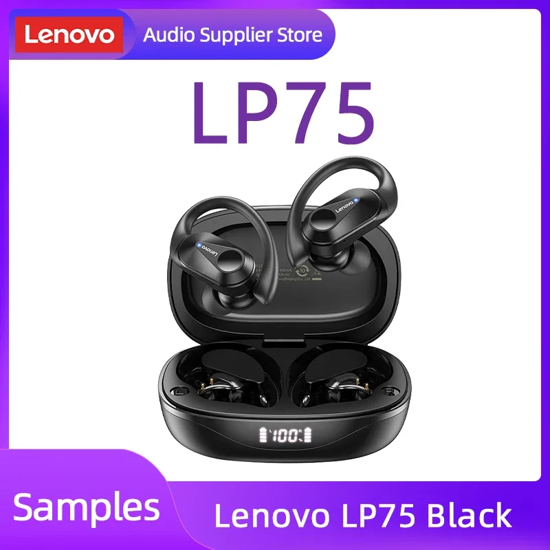 Lenovo Wireless Bluetooth Headphones with LED Display