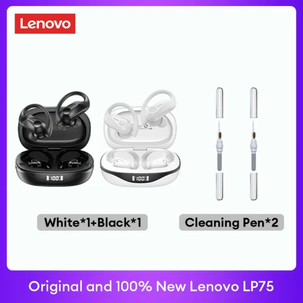 Lenovo Wireless Bluetooth Headphones with LED Display - Image 13