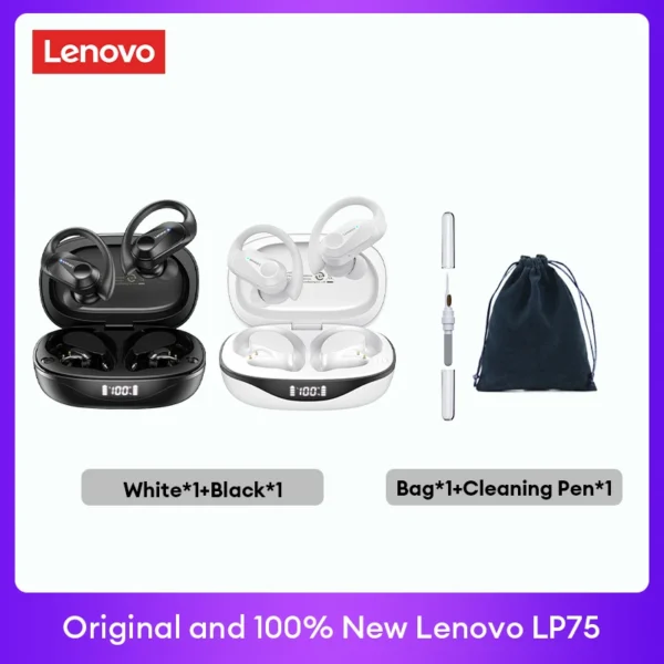 Lenovo Wireless Bluetooth Headphones with LED Display - Image 25