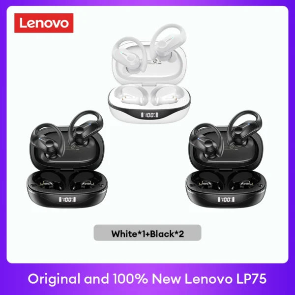 Lenovo Wireless Bluetooth Headphones with LED Display - Image 24