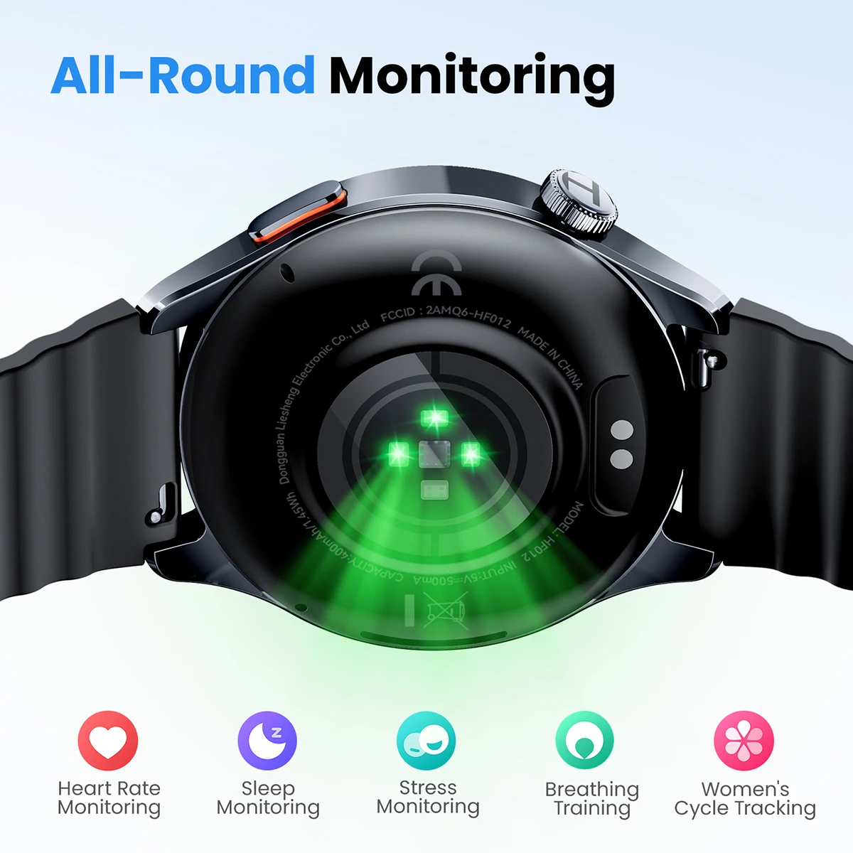 HAYLOU Watch 4S GPS Smartwatch – 1.43-Inch HD AMOLED Display, 5-Satellite GPS, 120+ Sports Modes, Fitness Smart Watch for Android & iOS - Image 2